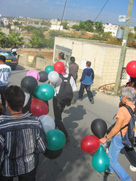 Manifestation pacifiste � Bilin, Palestine