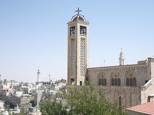 Mosqu�e et �glise, Bethlehem, Palestine