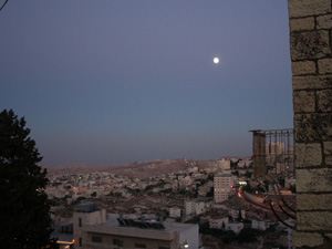 Soir � Bethlehem, Palestine